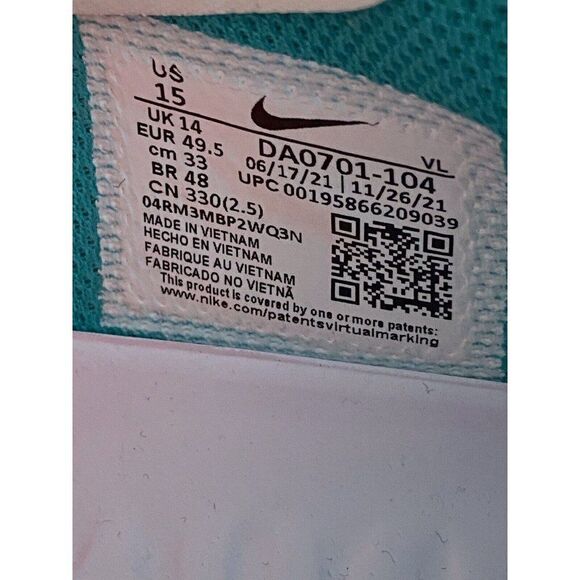 Nike React Vapor Ultrafly Elite 4 Men’s Sz 15 Baseball Cleats DA0701-104 - Picture 11 of 11